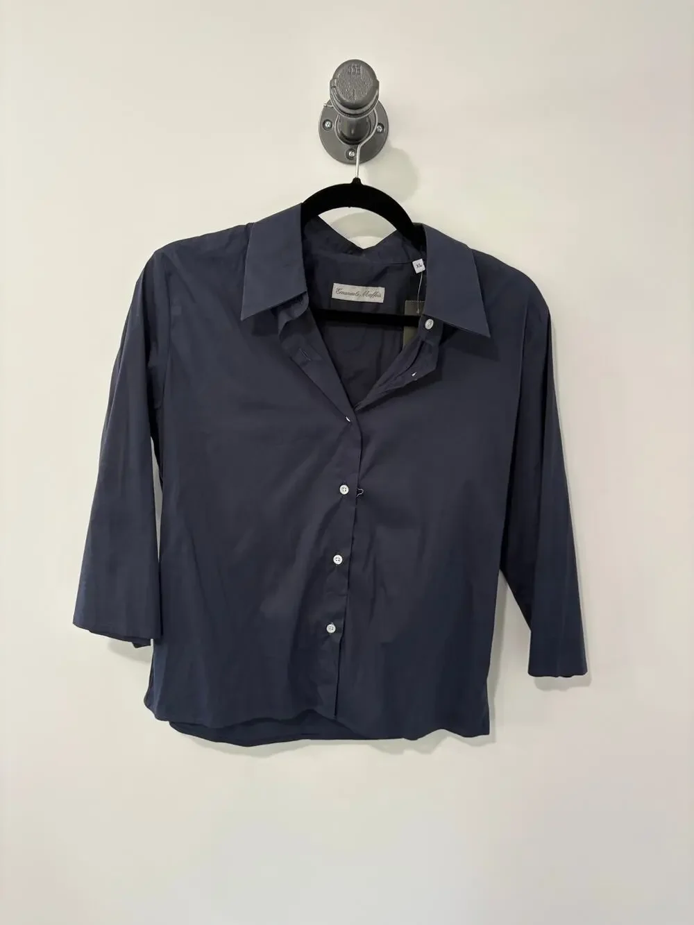Emanuele Maffeis Cotton Blend Blouse Size XL